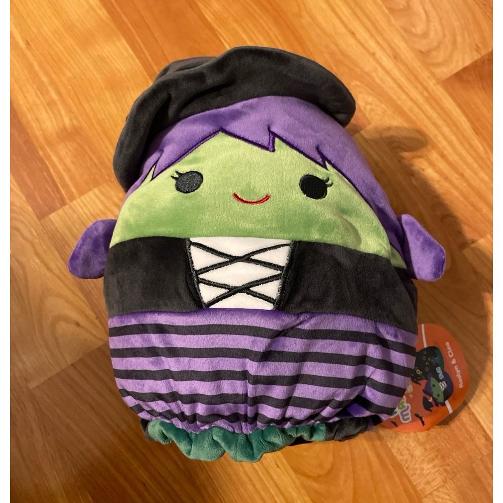 Squishmallow 11 inch Flipamallows Roslyn‎ the Witch & Cleo the Cat